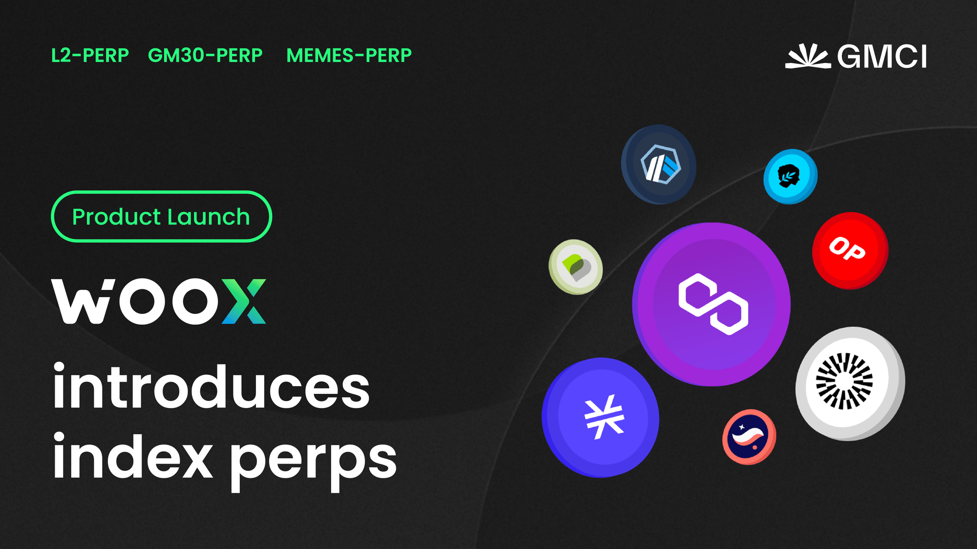 GMCI Index Perp Contracts, now available on WOO X