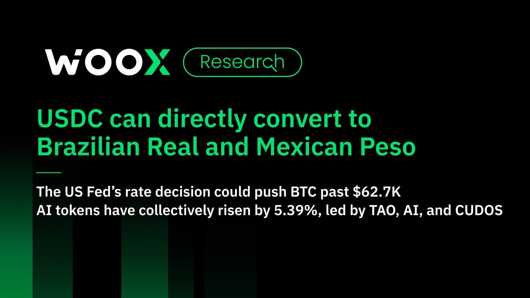 USDC can directly convert to Brazilian Real and Mexican Peso