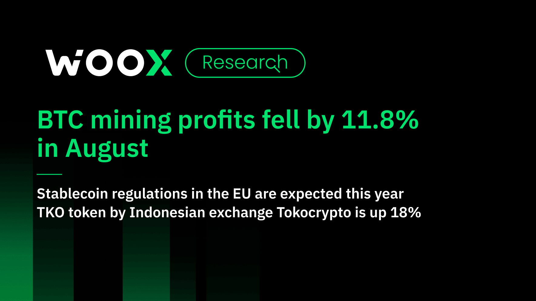 BTC mining profits fell by 11.8% in August