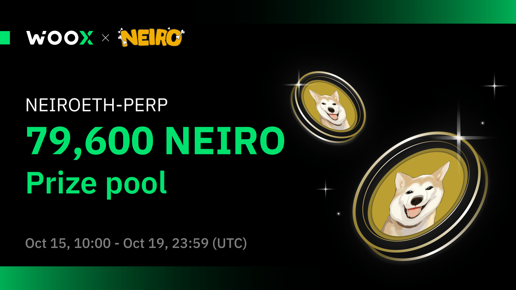 NEIROETH-PERP daily trading challenge - 79,600 NEIRO to be won!