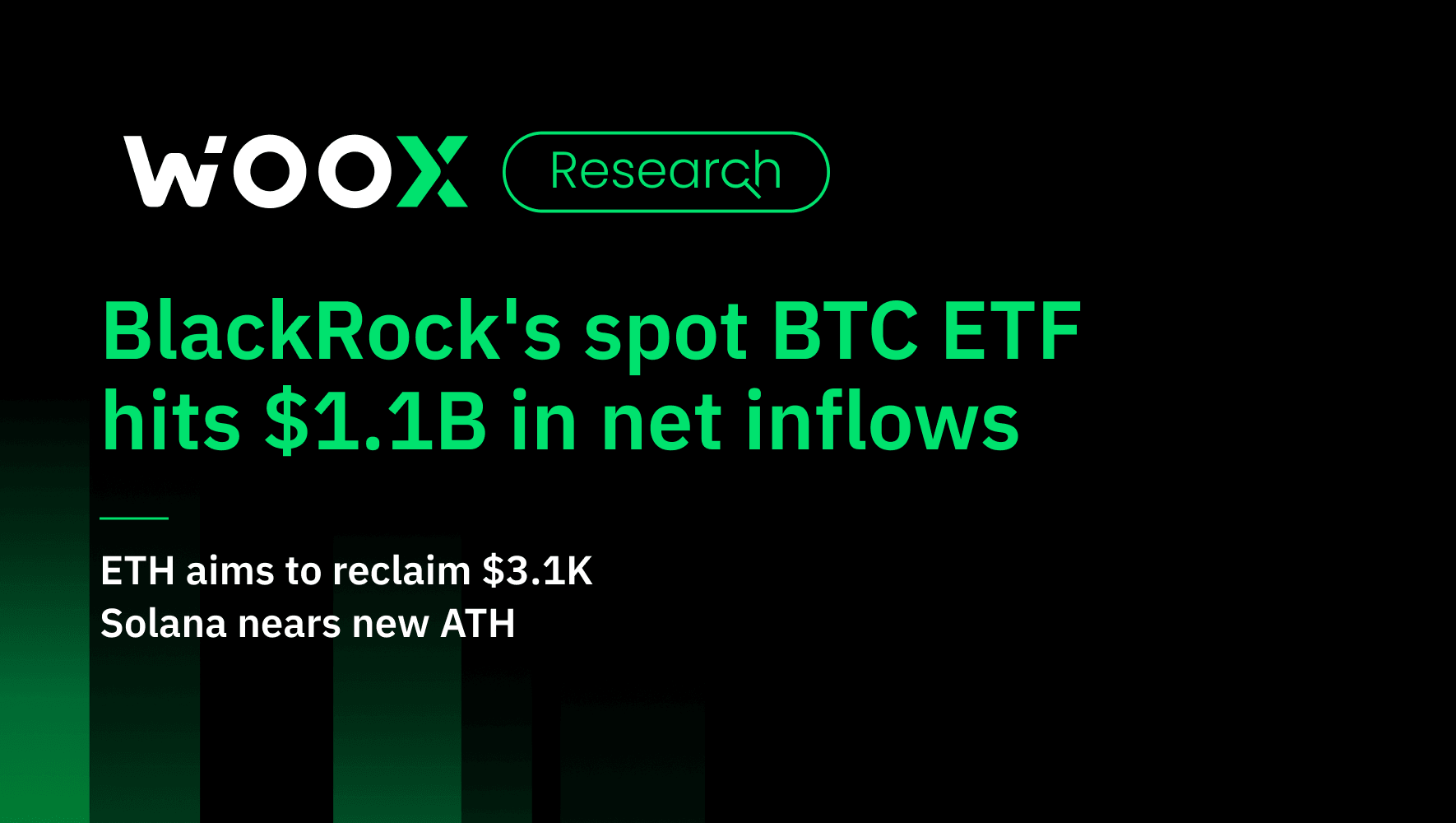 BlackRock's spot BTC ETF hits $1.1B in net inflows